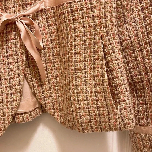 Laundry by SHELLI SEGAL jacket with satin belt tie - Picture 6 of 11